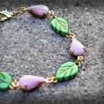 Vintage Glass Rhinestone Br..